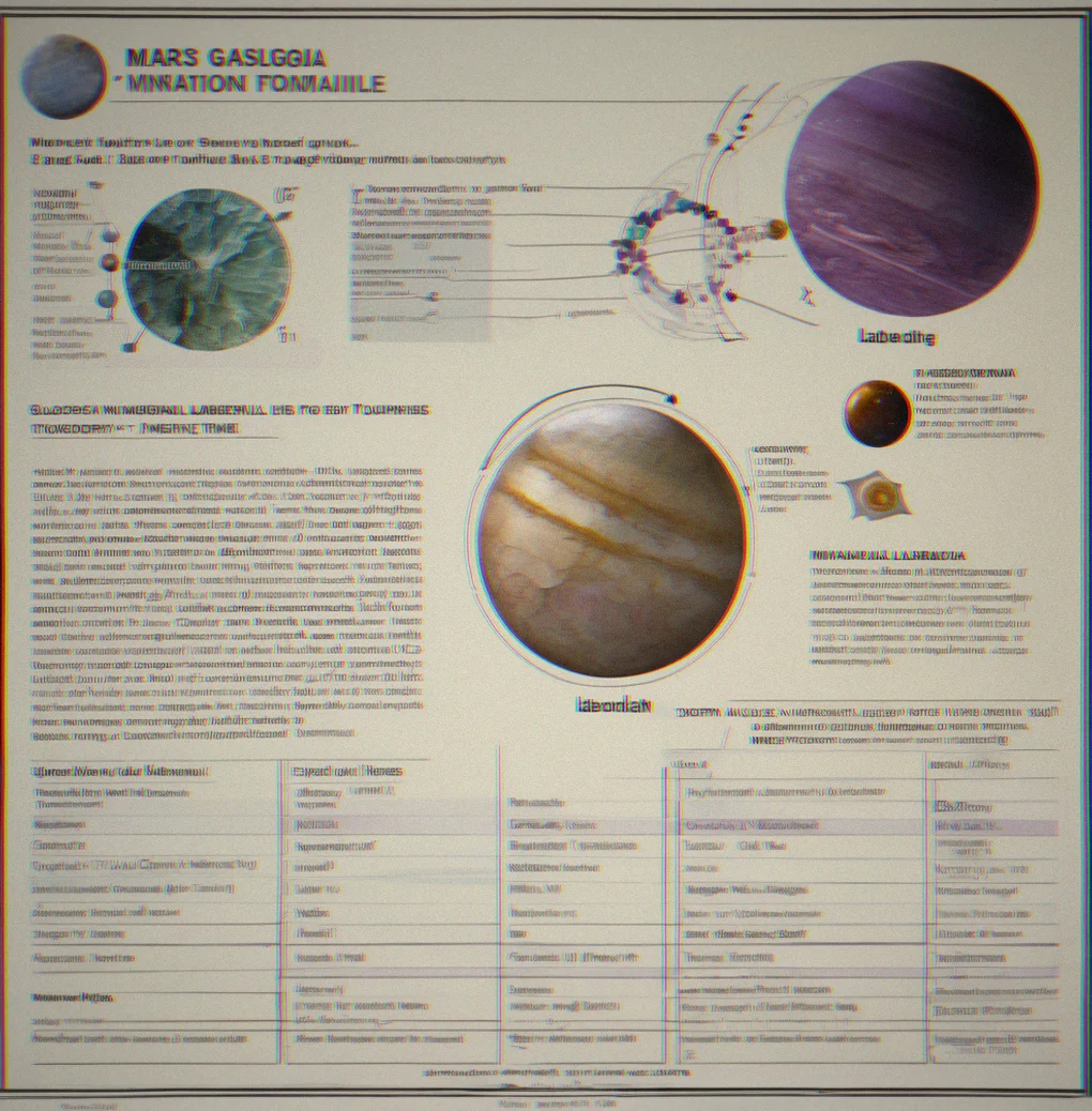 Close-up of a printed specimen information card showing geological data, chemical formula and formation timeline for a tourmaline sample.